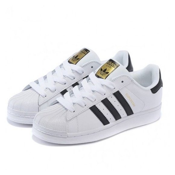adidas white with black stripes sneakers